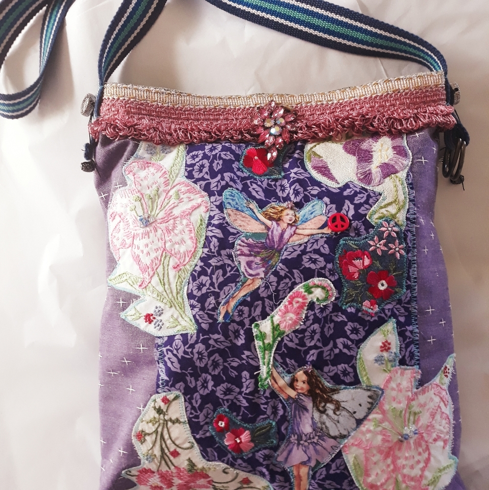 Handmade Wearable Art Boho Fairy Bag